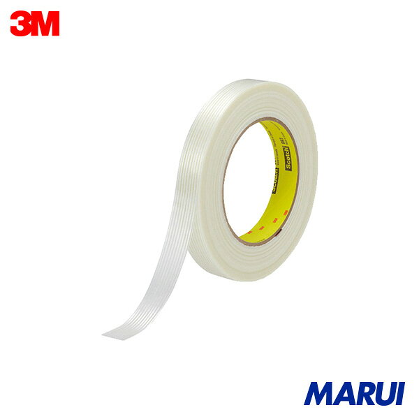 3M フィラメントテープ 897 18mmX55m 1巻 89718X551P | 仮止め・結束テープ