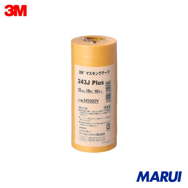 Rakuten - 3M マスキングテープ 243J Plus 12mmX18m 10巻入り 1Pk 243J12 | マスキングテープ