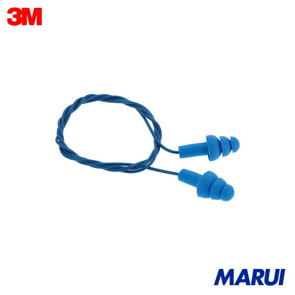 3M E-A-R[[TM上]] ウルトラフィット 耳栓 340-4007 金属球入り ひも付き 1組 3404007 【DIY】【工具のM..