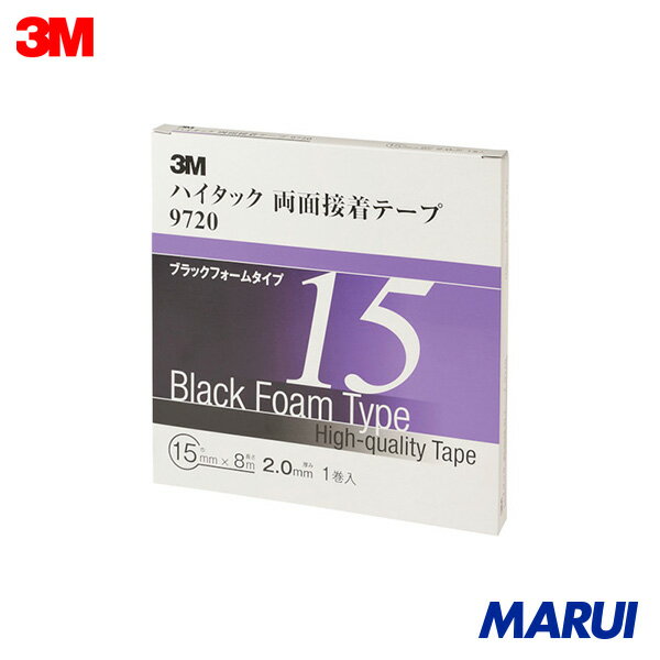 樂天商城 - 3M ハイタック両面接着テープ 9720 15mmX8m 黒 (1巻=1箱) 1巻 972015AAD | 工業用・プロ用両面テープ