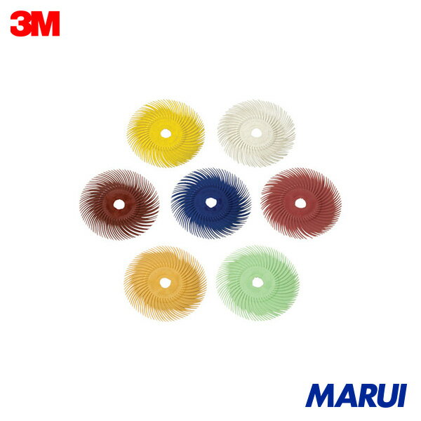 Rakuten - 3M ラジアル・ブリッスルディスク #220相当 赤茶 76.2mm 40枚 BRDISC2203X38 | 軸付ブラシ