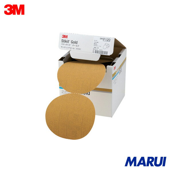3M ���ƥ����å� ������ɥǥ����������� ��ʤ� #120 125mm�� 1Ȣ DR120GOL ��DIY�ۡڹ����MARUI��