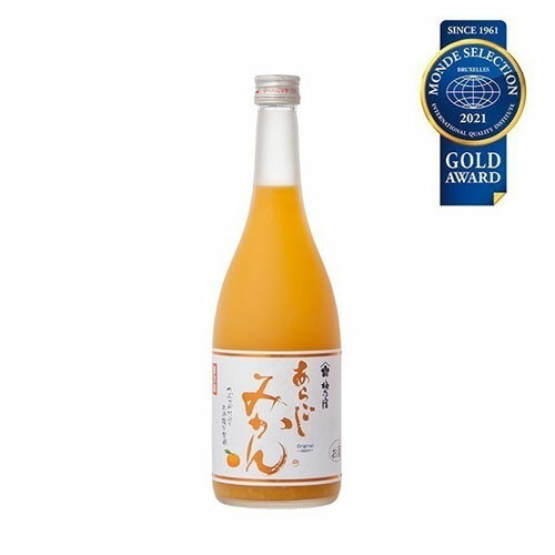 （奈良）梅乃宿　あらごしみかん　720ml　要冷蔵
