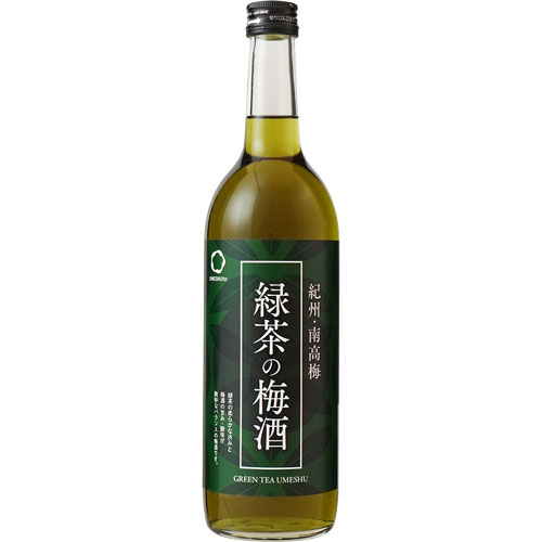 s【送料無料12本セット】（和歌山）中野BC　緑茶の梅酒　720ml