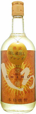 s【送料無料6本入りセット】本格米焼酎 謹醸しろ「金しろ」25度　720ml