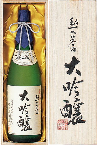 s【送料無料6本入りセット】（新潟） 越の誉　大吟醸　1800ml　 越乃誉