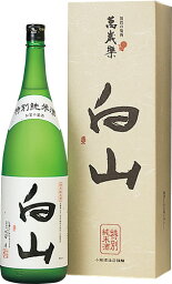 s【送料無料6本入りセット】（石川）萬歳楽　特別純米酒　白山　1800ml