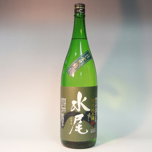 (長野)水尾(みずお)特別純米酒　1800ml　金紋錦仕込み