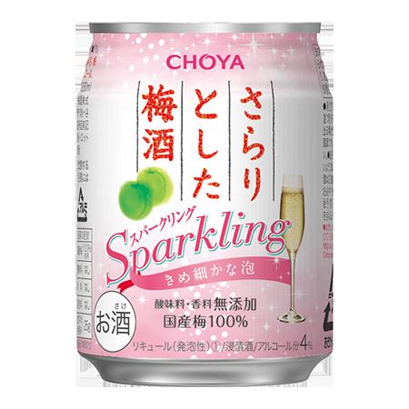 s【送料無料72本入りセット】さらりとした梅酒　缶　スパークリング　250ml アルコール分：4％