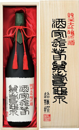 s【送料無料3本セット】（高知）酒家長春萬寿亀泉　1800ml　純米大吟醸原酒　木箱入 1