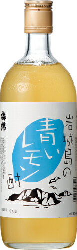 s【送料無料12本セット】（愛媛）梅錦　岩城島の青いレモン酎　720ml　アルコール度数　12度台