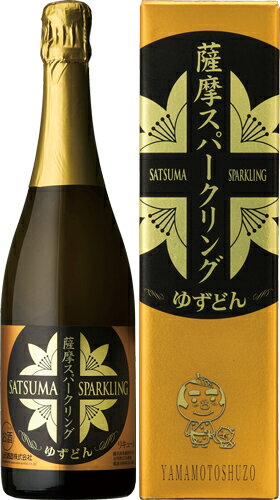 s【送料無料6本セット】（鹿児島）五代　薩摩スパークリングゆずどん　750ml　アルコール度数　8度台