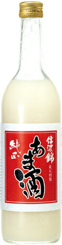 s【送料無料12本セット】（長野）信濃錦　純正あま酒　箱無　750g　k