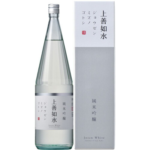 s【送料無料6本入りセット】（新潟）上善如水　純米吟醸　1800ml　白瀧酒造