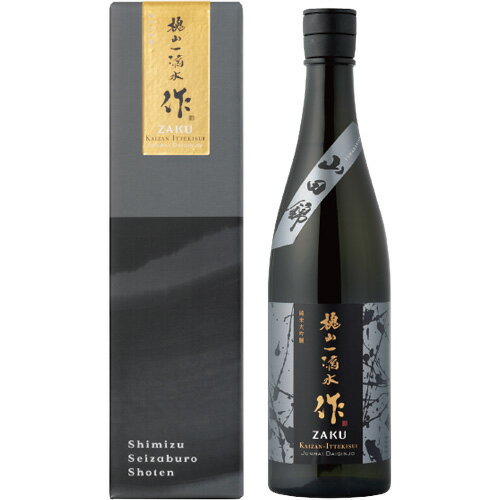 製造年月2023年2月（三重）作（ざく）槐山一滴水（かいざんいってきすい）純米大吟醸 750ml 山田錦40％精米 アル度16％ 日本酒