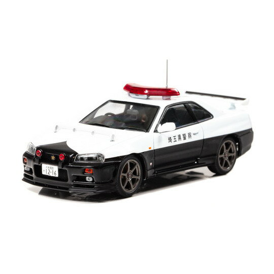 RAI'S ミニカー 1/43 日産 スカイライン GT-R (BNR34) 2000 埼玉県警察高速道路交通警察隊車両(803) 限定700台 H7430002