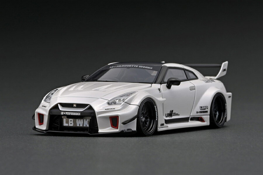 IG2541 イグニッションモデル 1/431/43 LB-Silhouette WORKS GT Nissan 35GT-RR White ミニカー 完成品RESIN MODEL