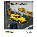 Porsche /ポルシェ911 RSR 3.8 Yellow (1/64 Scale)ミニカー(1/64Scale)
