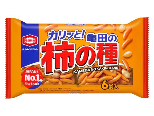 亀田製菓 亀田の柿の種 6袋詰 180g