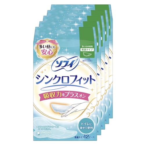 Rakuten - ソフィ Sofy まとめ買い シンクロフィット 12ピース×5個パック(unicharm Sofy)