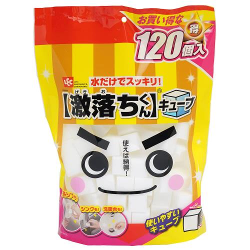 Rakuten - レック(LEC) 激落ちくん カット済み キューブ (3×3×3cm) 大容量 120個入 水だけで汚れ落とし 白