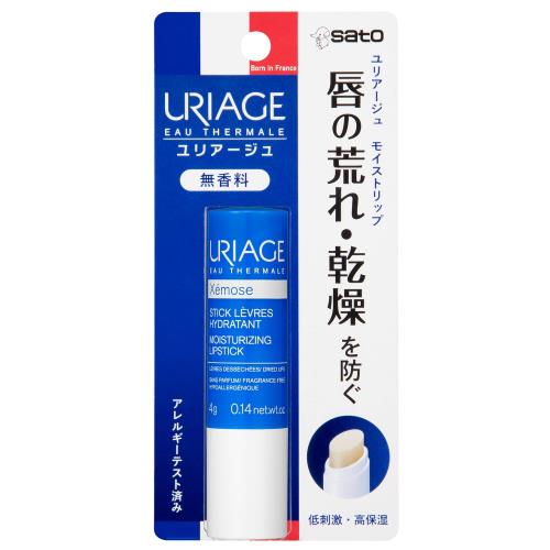 URIAGE(ユリアージュ) ユリアージュ モイストリップ無香料低刺激性・高保湿 URIAGE 佐藤製薬 リップクリーム 4グラム (x 1)