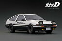 送料無料 ignition model IG2871 1/18 INITIAL D Toyota Sprinter Trueno 3Dr GT Apex (AE86) White/Black