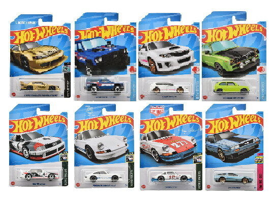 送料無料 予約【2023年7月1日発売】ホットウィール(Hot Wheels) ベーシックカー7種1セット おまけ1個(デロリアン)ミニカー