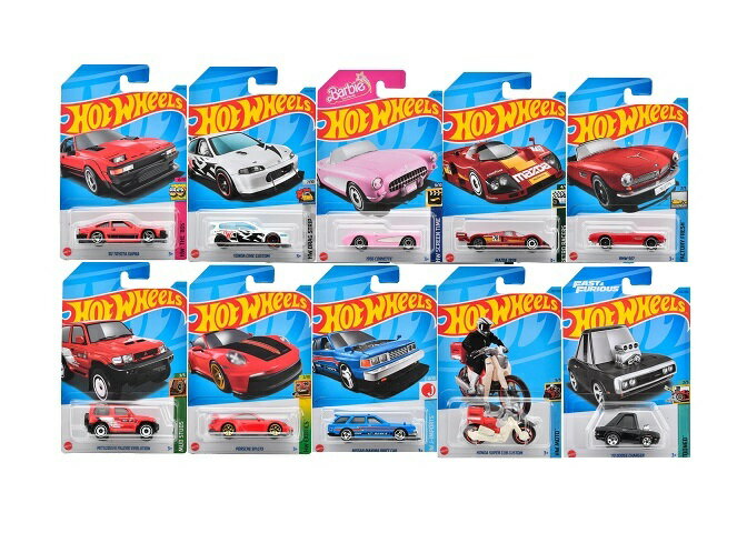 送料無料　予約【2023年10月7日発売】ホットウィール(Hot Wheels) ベーシックカー10月単品10種セット(各1台)