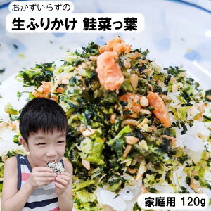 ふりかけ 鮭菜っ葉 120g 生ふりかけ おかずのいらない生ふりかけ 混ぜご飯 ご飯のお供 お弁当 おにぎり 具材 便利 鮭 野沢菜 ちりめん お子様 キッズ 朝食 夜食 焼き飯 チャーハン furikake