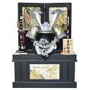 【五月人形 着用兜 収納飾り】172002 25号銀彫金着用兜花梨塗桐収納台飾り【送料無料】