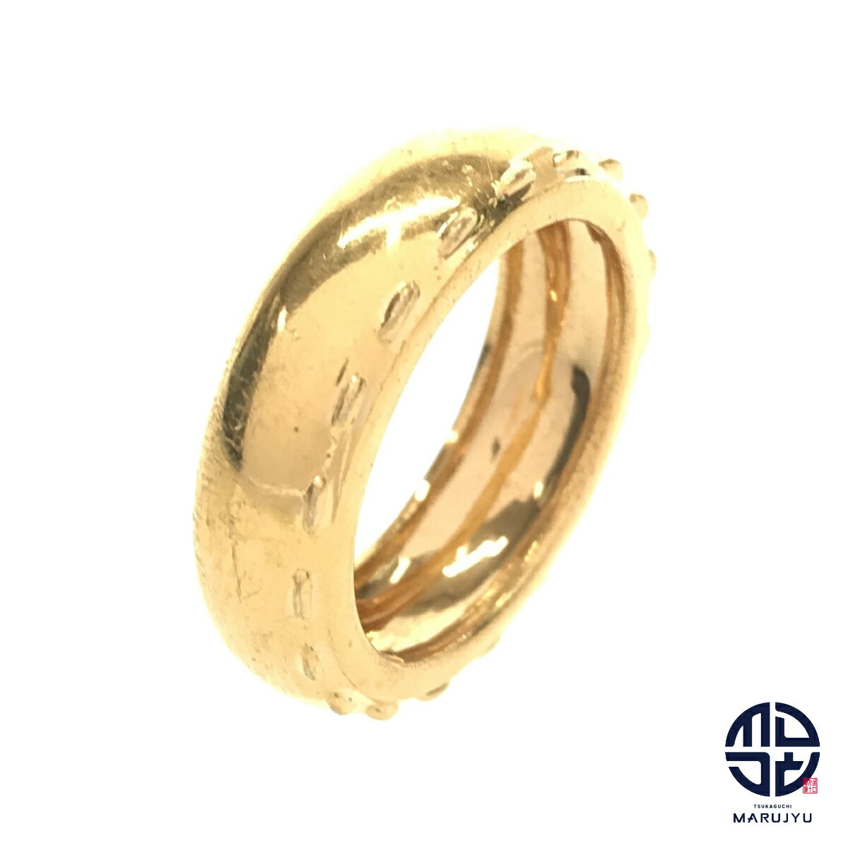 MAISON VASIC ヴァジック Cord Narrow Ring ナローリング 指輪 ゴールドカラー 真鍮 ジュエリー アクセサリー 約9号 