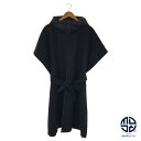 MONCLER モンクレール CAPE ケープ 黒 ブラック ポンチョ アパレル ユニッセクス ワンサイズ 1サイズ 服 ブランド 【中古】