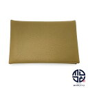 HERMES エルメス エバーカラー ベージュマルファ カルヴィ カードケース 名刺入れ 小物 ブランド W刻印 【中古】