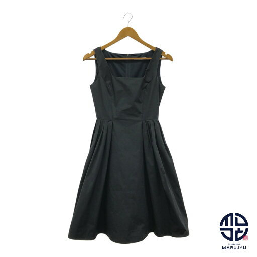 FOXEY NEW YORK フォクシー ネイビー系 ノースリーブ フレア ワンピース レディース サイズ38 アパレル 服 ドレス 【中古】 FOXEY NEW YORK フォクシー ネイビー系 ノースリーブ フレア ワンピース レディース サイズ38 アパレル 服 ドレス 【中古】