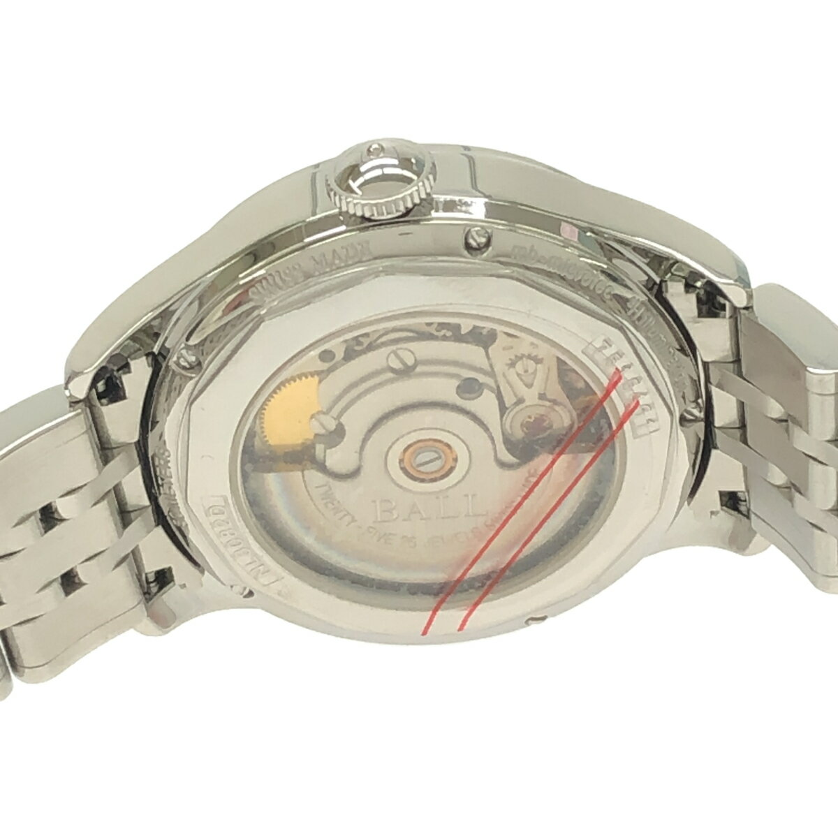 BALL Watch ボールウォッチ NL3082D トレインマスター ムーンフェイズ 自動巻き 文字盤ブルー 腕時計 ブランド メンズ 【中古】