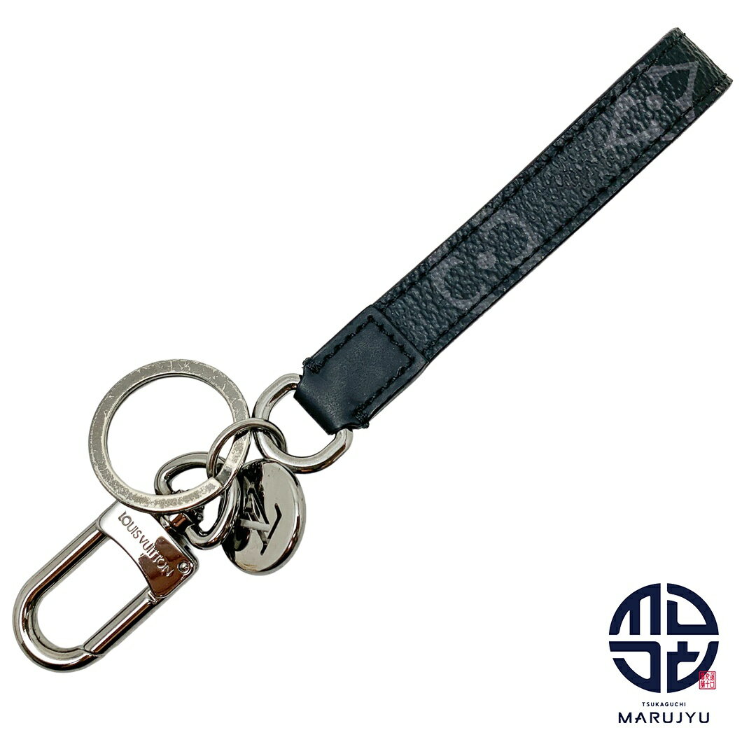 LOUIS VUITTON ルイヴィトン モノグラム・エクリプス キーホルダー・ドラゴンヌ M61950 小物 メンズ ブランド キーリング 【中古】