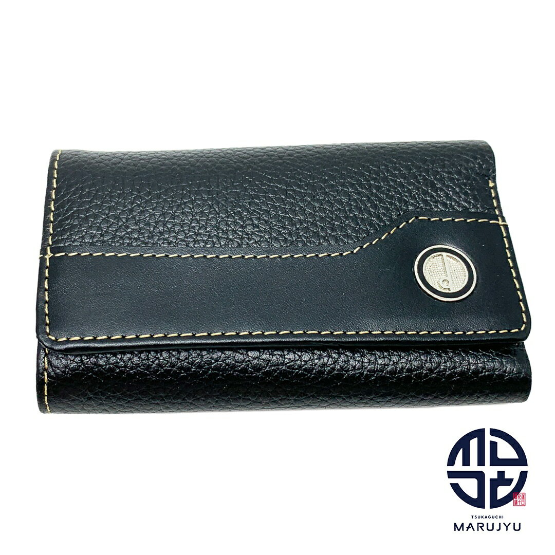 dunhill ダンヒル 黒 ブラック 6連 キーケース 小物 ブランド メンズ【中古】