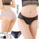 ショーツ ランジェリー かわいい 花柄 レディース インナー 下着バックレース 総レースショーツ フィット バレンタインデー()