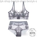 ブラ&ショーツセット ノーパッド ブラジャー レース 美胸 ランジェリー 下着女性 上下セット 透けるブラ 透ける美しい下着 大きいサイズ 20代30代40代