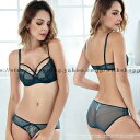 ブラジャー 大きいサイズ ブラジャー ショーツセット 女性下着 ノンパッド ノンパット ノンパテッドブラ 誘惑下着 チュールレースブラセット BCDカップ 5カラー