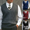 新作 ニットベスト メンズ Vネック プルオーバー セーター あぜ編み カジュアル ビジネス ゆったり 無地 春 秋 通勤 父の日 おしゃれ きれいめ