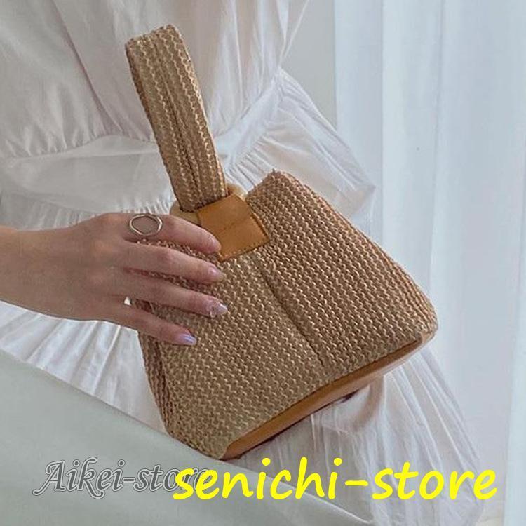 かごバッグ レディース トートバッグ 麦わらバッグ ピクニック 合わせやすい 海 ビーチ 夏バッグ 麦わ..