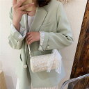 かごバッグ ショルダーバッグ レディース オシャレ 小さめ 花柄 レース 夏新作 海 旅行 女子力 かわいい 綺麗 二次会 小物