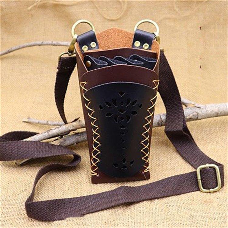 シザーケース 美容師 ウェストポーチ トリマー カット用品 シザーバッグ サロン 多機能 大容量 花屋 持..