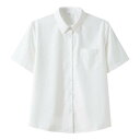 スクールシャツ 半袖 学生服 女子 卒業式 服 ワイシャツ 透け防止 制服 シャツ 角襟 形態安定 スクール ブラウス 高校生 中学