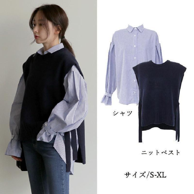 ■ベストサイズ表示サイズ：着丈/胸囲S：58-65/114(cm) M：59-66/115(cm) L：60-67/116(cm) XL：61-68/117(cm) ■シャツサイズ表示サイズ：着丈/胸囲/肩幅/袖丈S：68-75/92/54/48(cm) M：69-76/96/55/49(cm) L：70-77/100/56/50(cm) XL：71-78/104/57/51(cm) ----------------■素材：アクリル31%-50%----------------■ご注意※記載のないアクセサリー、小物等は付属しません。●こちらの商品は平置きで測ります、若干の誤差が生じる場合があります。●色合いはモニター環境により若干の誤差が生じる場合もあります。●輸送上の都合で多少の汚れや傷などが付いている場合がありますので、ご理解をお願い致します。●写真はサンプルで、画面上と実物では多少色具合が異なって見える場合もございますので、ご了承ください。