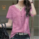 Tシャツ レディース 春 夏 トップス 半袖 tシャツ スリム カットソー プルオーバー インナー UVカット 大人 楽ちん 汗じみ防止 汗染みない 春夏 夏服...