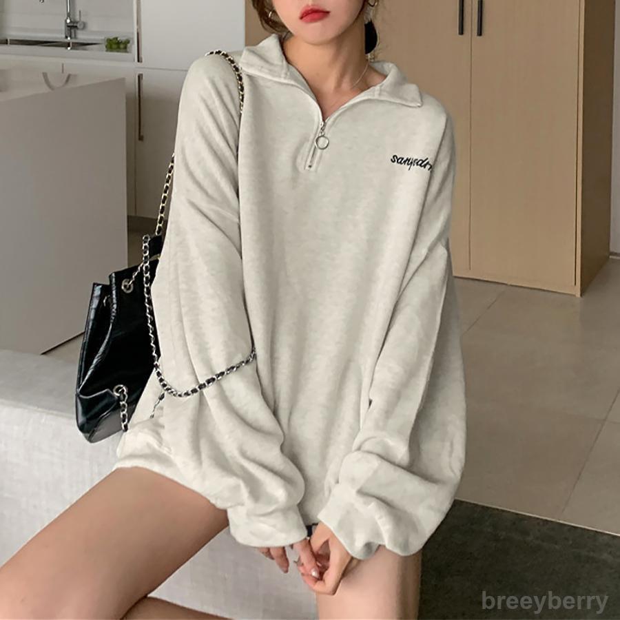 春 夏 トレーナー フロントジップ 裏起毛