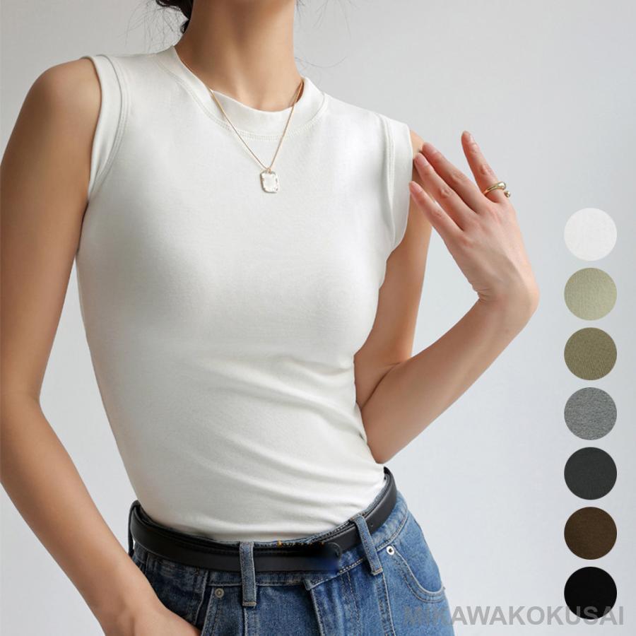 春 夏 秋 ノースリーブ Tシャツ タンクトップ 夏